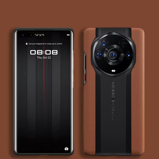 Honor Magic4/Magic4 Pro/Magic4 Ultimate - Nappa Pattern top layer of cowhide Business Phone Case - i-Station Mobile Phone & Electronic Device Repair and Accessories