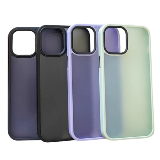 Apple iPhone 11/Pro/Pro Max Translucent PC + TPU Shockproof Silicone Essentials Series Case - i-Station Mobile Phone & Electronic Device Repair and Accessories