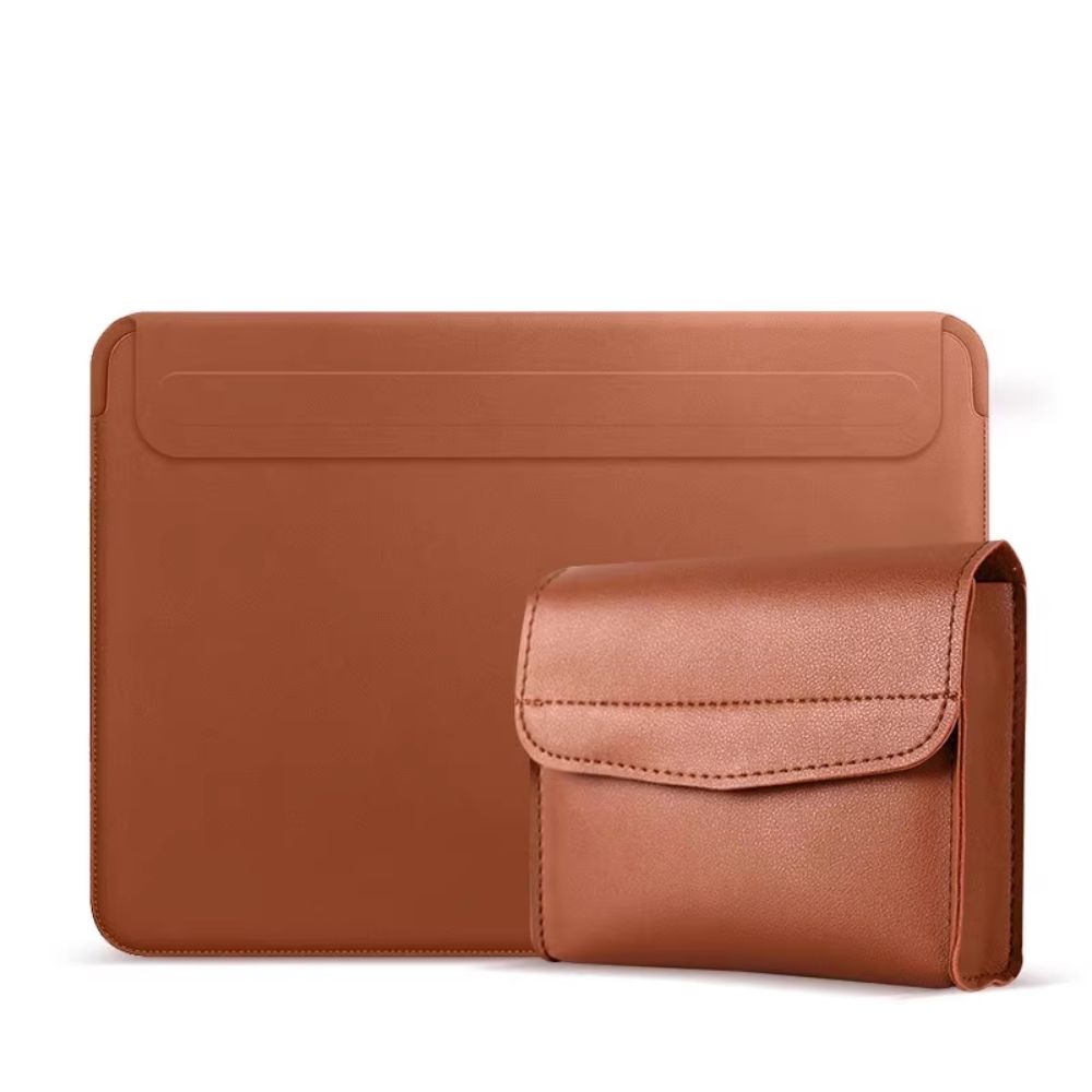 Apple MacBook Air & Pro 13"-17.3" Business Leather Protective Sleeve With Power Bank Bag - i-Station Mobile Phone & Electronic Device Repair and Accessories