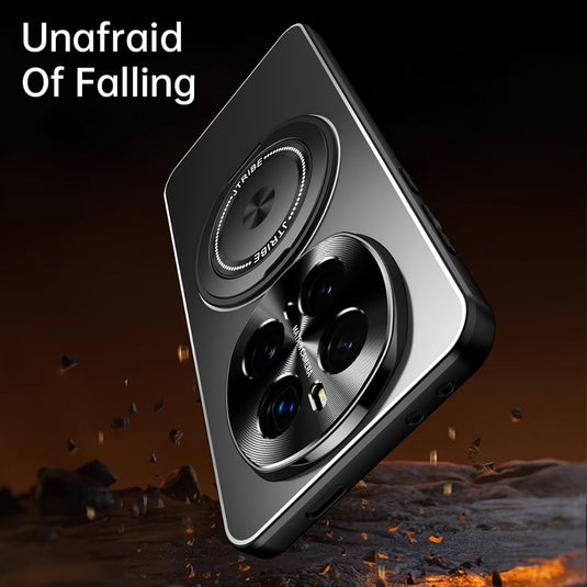 Honor X60/Pro - Rotating Holder Frosted Metal Phone Case - i-Station Mobile Phone & Electronic Device Repair and Accessories