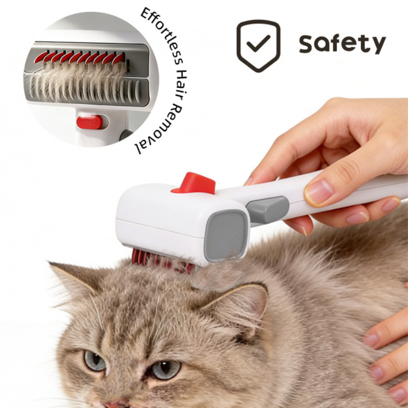 Load image into Gallery viewer, 2-in-1 Pet Grooming Brush – Dematting & Deshedding Tool for Dogs & Cats - i-Station Mobile Phone & Electronic Device Repair and Accessories