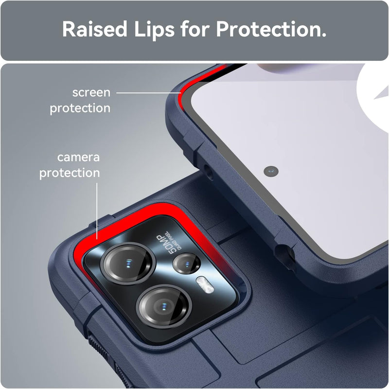 Load image into Gallery viewer, Motorola Moto G23 - Shield Shockproof Rugged Heavy Duty Case With 2PC Tempered Glass Screen Protector - i-Station Mobile Phone & Electronic Device Repair and Accessories