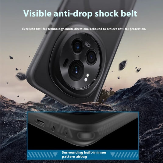 Honor 200/Pro - Frosted Magnetic Minimalist Full Coverage Shockproof Case - i-Station Mobile Phone & Electronic Device Repair and Accessories