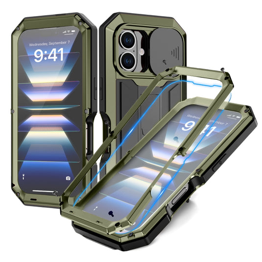 Apple iPhone 16/Pro/Plus/Max - R-JUST Sliding Camera IP54 Life Waterproof Holder Phone Case - i-Station Mobile Phone & Electronic Device Repair and Accessories