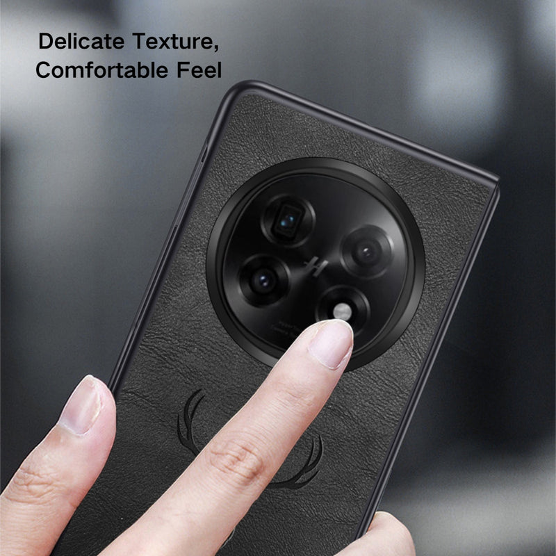Load image into Gallery viewer, OPPO Find N3 - Plain Leather Business Fashion Protective Case - i-Station Mobile Phone & Electronic Device Repair and Accessories