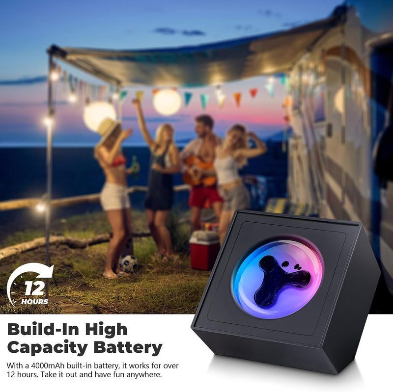 Load image into Gallery viewer, Ferrofluid Music Visualizer, Dancing Sound Sensitive,Ferrofluid Speaker Music Mate, Decorative RGB Light Ferrofluid Display Desk Toy for Table, Bedroom, Office, Study, Science Gift - i-Station Mobile Phone & Electronic Device Repair and Accessories