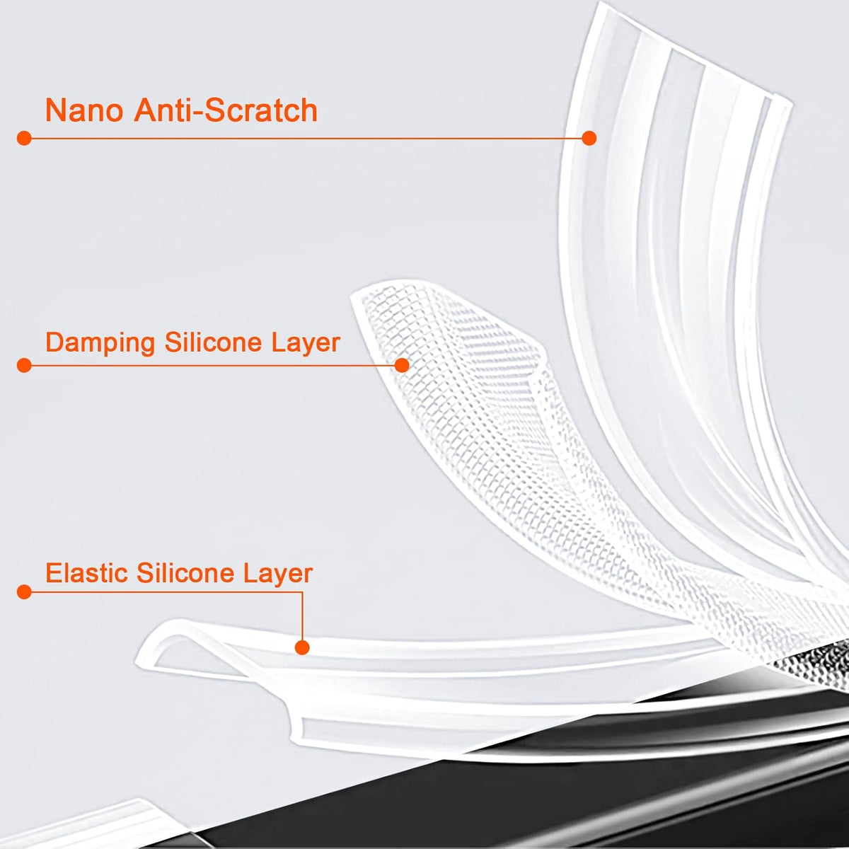 Asus ROG Phone 8/8 Pro - AirPillow Cushion Transparent Soft Clear TPU Four Corners Protective Case With 2PC 9H Tempered Glass Screen Protector - i-Station Mobile Phone & Electronic Device Repair and Accessories