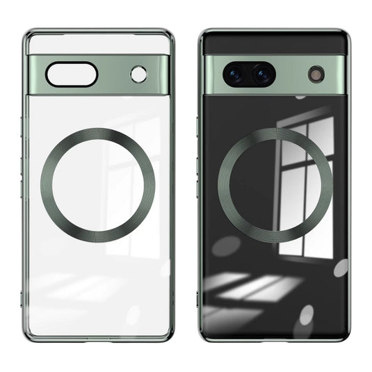 Google Pixel 7A - Ultra Thin Transparent Magnetic Soft Case - i-Station Mobile Phone & Electronic Device Repair and Accessories