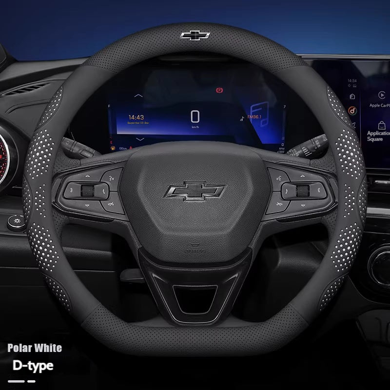 Load image into Gallery viewer, Chevrolet Genuine Leather Steering Wheel Cover For Cruze RS, Malibu RS, Equinox RS - i-Station Mobile Phone & Electronic Device Repair and Accessories
