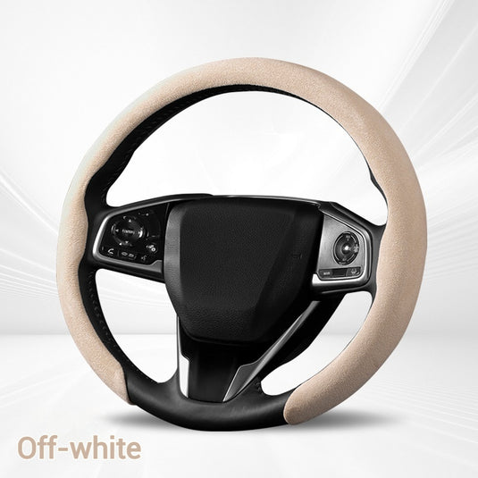BYD Suede Car Steering Wheel Covers For Qin Plus, Han EV, Song PLUS, Tang DMI, Yuan Pro, Dolphin, Seagull, Seal - i-Station Mobile Phone & Electronic Device Repair and Accessories