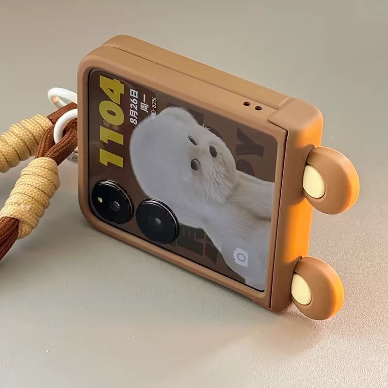 Load image into Gallery viewer, Xiaomi Mix Flip Cartoon Shell Film Integrated Anti-drop Fashion-Forward Series Case - i-Station Mobile Phone & Electronic Device Repair and Accessories