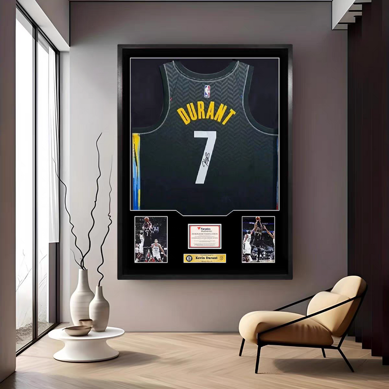 Load image into Gallery viewer, Kevin Durant Brooklyn Nets Framed Jersey Display – Facsimile Signature Edition - i-Station Mobile Phone & Electronic Device Repair and Accessories