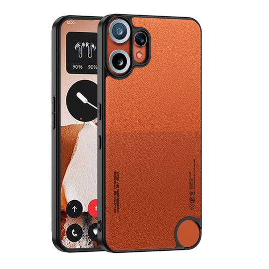Nothing CMF Phone 2 Pro - Two-Tone PU Leather Protective Essential Case - i-Station Mobile Phone & Electronic Device Repair and Accessories