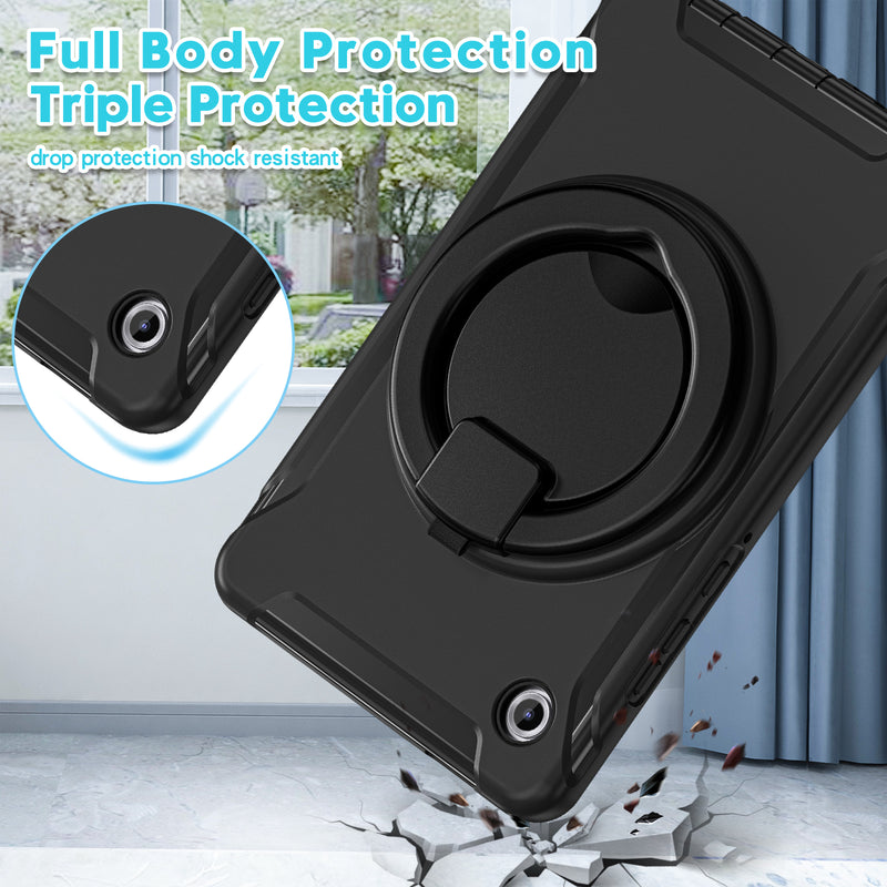 Load image into Gallery viewer, Samsung Galaxy Tab A11 (2025) 8.7" 360° Rotating Shockproof Rugged with Hand Strap Case