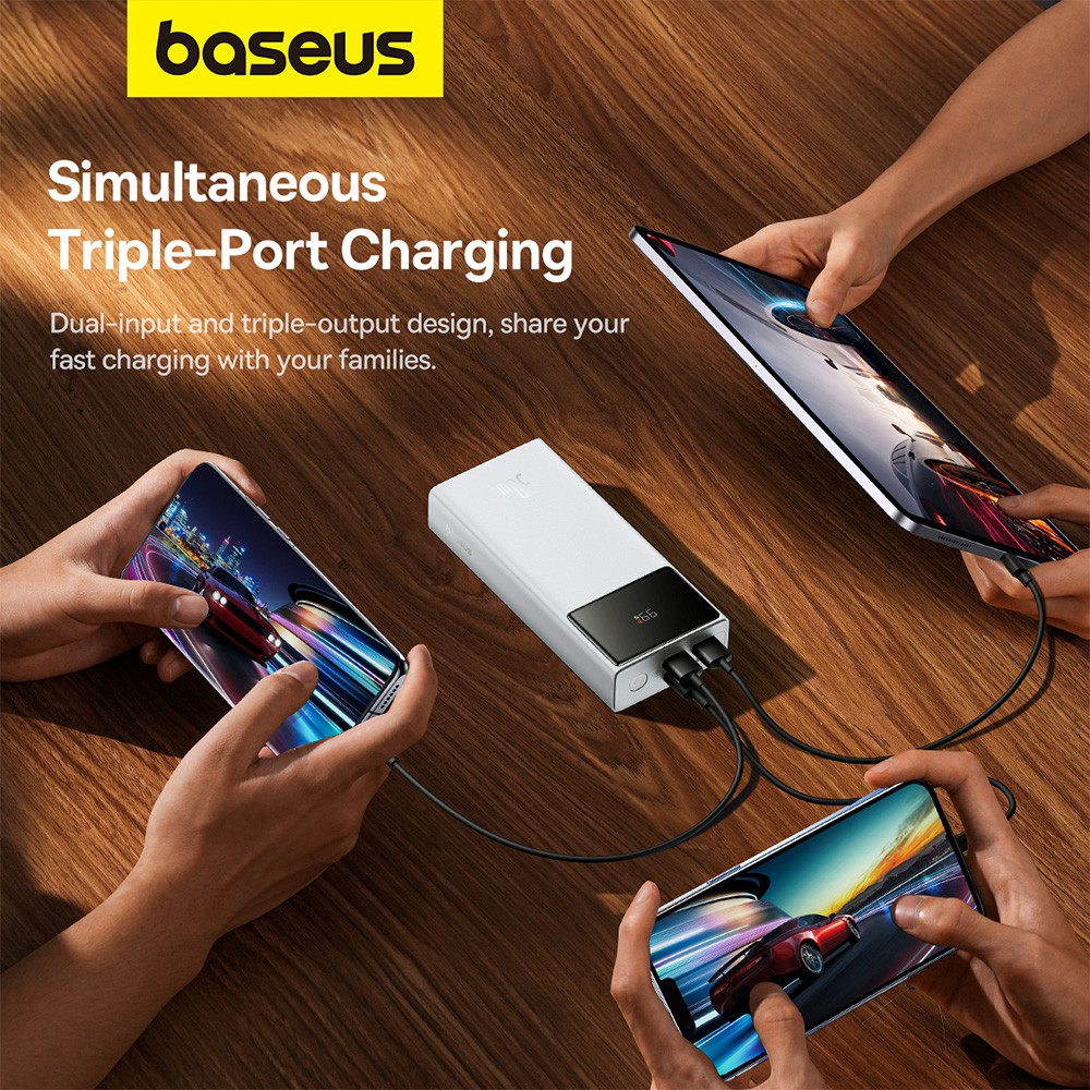 Baseus Star-Lord Digital Display Fast Charging Power Bank 20000mAh 30W - i-Station Mobile Phone & Electronic Device Repair and Accessories