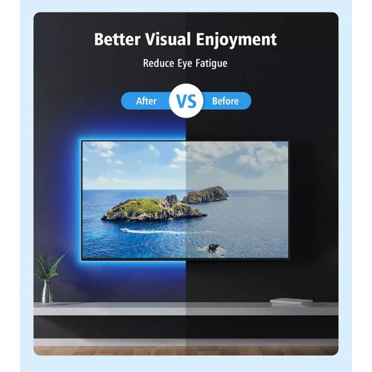 RGB Lighting TV LED Backlights USB Backlight Strip 300CM WiFi & Remote Control - i-Station Mobile Phone & Electronic Device Repair and Accessories