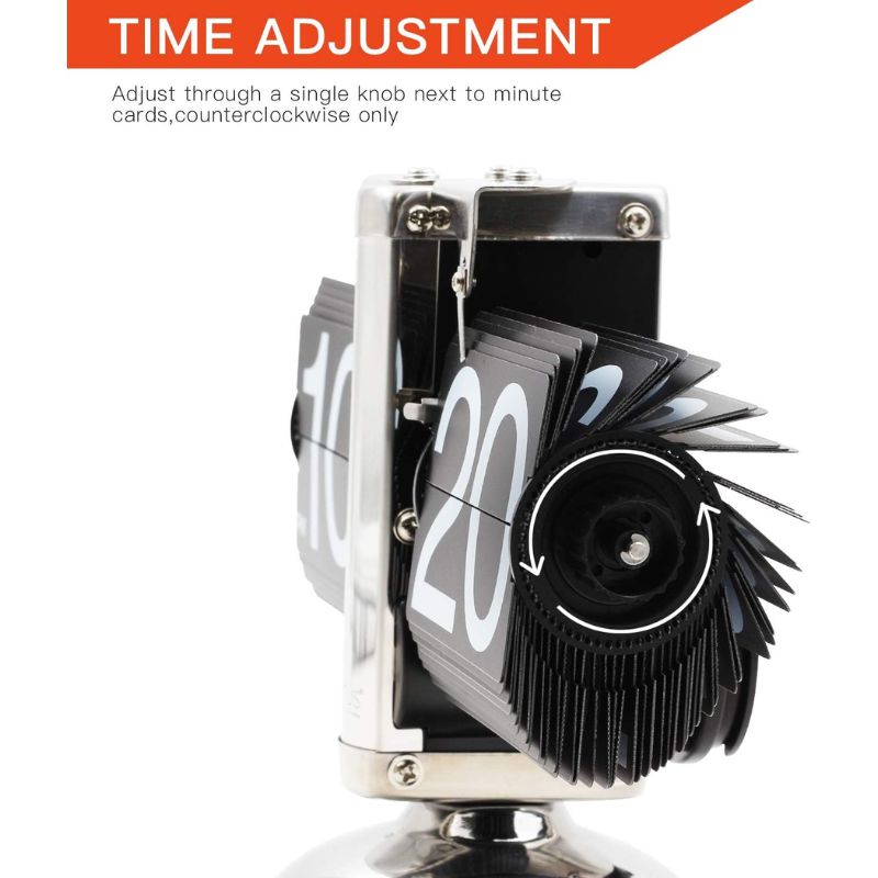 Load image into Gallery viewer, Flip Desk Shelf Clock - Classic Mechanical-Digital Display Battery Powered - i-Station Mobile Phone & Electronic Device Repair and Accessories
