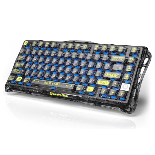 GravaStar Mercury K1 Lite Mechanical Gaming Keyboard, 75% Gasket Hot Swappable Custom RGB Backlit Wireless Keyboard - i-Station Mobile Phone & Electronic Device Repair and Accessories