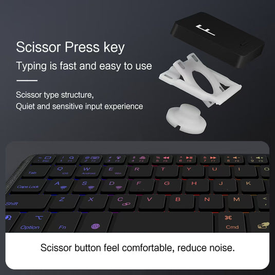 Apple iPad Mini 6/7 8.3'' 6/7th Gen (2021/2024) Smart Wireless Trackpad Keyboard Flip Case With Backlit - i-Station Mobile Phone & Electronic Device Repair and Accessories