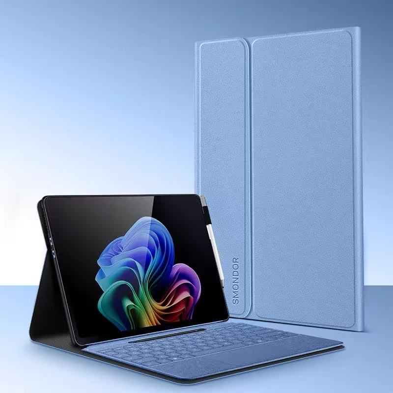 Load image into Gallery viewer, Microsoft Surface Pro 8 - Slim & Lightweight Leather Magnetic Buckle Case