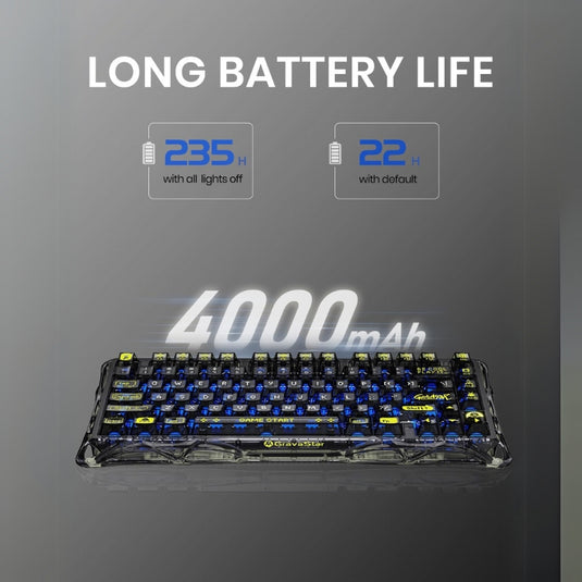 GravaStar Mercury K1 Lite Mechanical Gaming Keyboard, 75% Gasket Hot Swappable Custom RGB Backlit Wireless Keyboard - i-Station Mobile Phone & Electronic Device Repair and Accessories