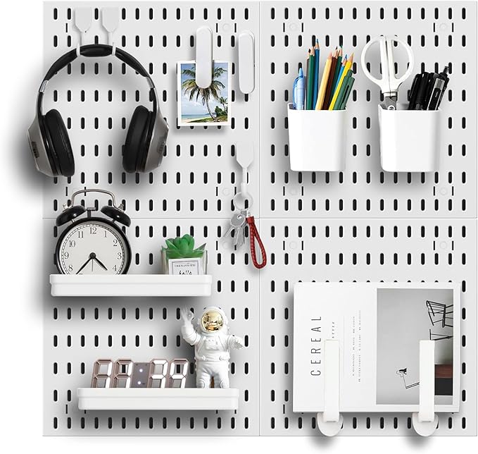 Load image into Gallery viewer, Revamp Your Space With A Versatile Pegboard Kit - Effortlessly Organize Home, Office, And Gaming Setup With Customizable Hanging Solutions - i-Station Mobile Phone & Electronic Device Repair and Accessories