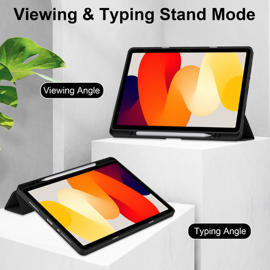 Xiaomi Redmi Pad SE 11’’ 2023 (23073RPBFG) Smart Tri-fold Acrylic Shockproof Case With Pen Slot - i-Station Mobile Phone & Electronic Device Repair and Accessories