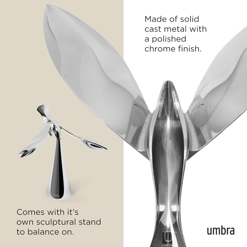 Load image into Gallery viewer, Tipsy Bottle Opener, Chrome, 5.12 x 5 x 4.5 Inch Artistic Flying Bird Sculpture Gaming Room - i-Station Mobile Phone & Electronic Device Repair and Accessories