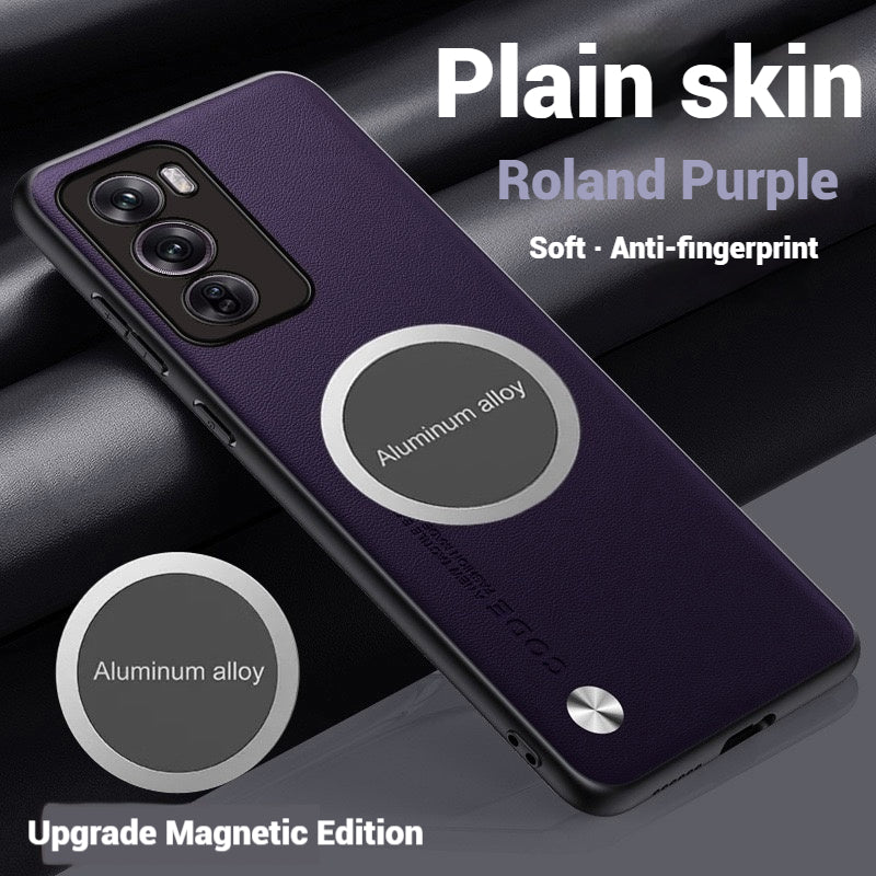 Load image into Gallery viewer, Oppo Reno 12 & Pro - Soft Edged Plain Leather Essentials Series Case - i-Station Mobile Phone & Electronic Device Repair and Accessories