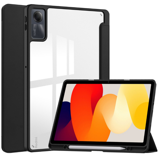Xiaomi Redmi Pad SE 11’’ 2023 (23073RPBFG) Smart Tri-fold Acrylic Shockproof Case With Pen Slot - i-Station Mobile Phone & Electronic Device Repair and Accessories