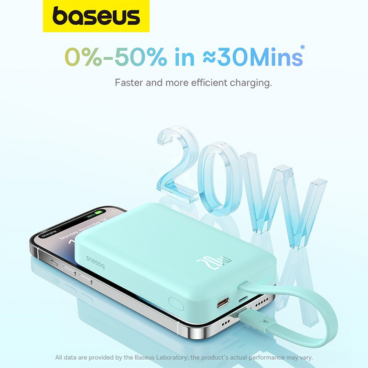 Baseus Magnetic Mini Wireless Fast Charge Power Bank iP Edition 10000mAh 20W - i-Station Mobile Phone & Electronic Device Repair and Accessories
