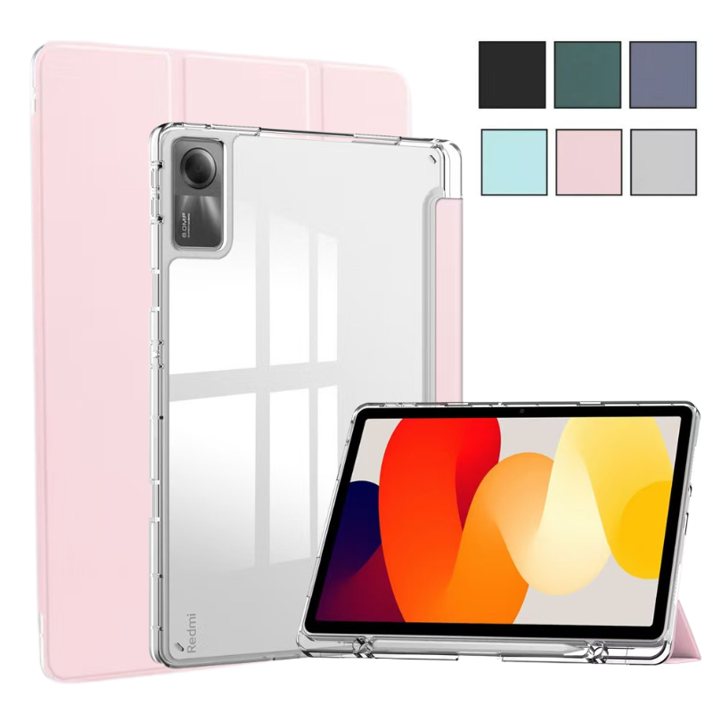 Load image into Gallery viewer, Xiaomi Redmi Pad SE 11’’ (2023) Translucent FlipCover Case With Pen Slot - i-Station Mobile Phone & Electronic Device Repair and Accessories