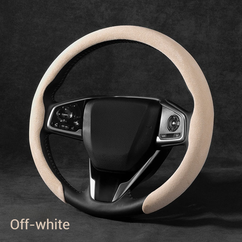 Load image into Gallery viewer, Nissan Suede Car Steering Wheel Covers For Teana (14th Gen), Sylphy Classic, X-Trail, Qashqai, Tiida, Sunny, Livina - i-Station Mobile Phone & Electronic Device Repair and Accessories