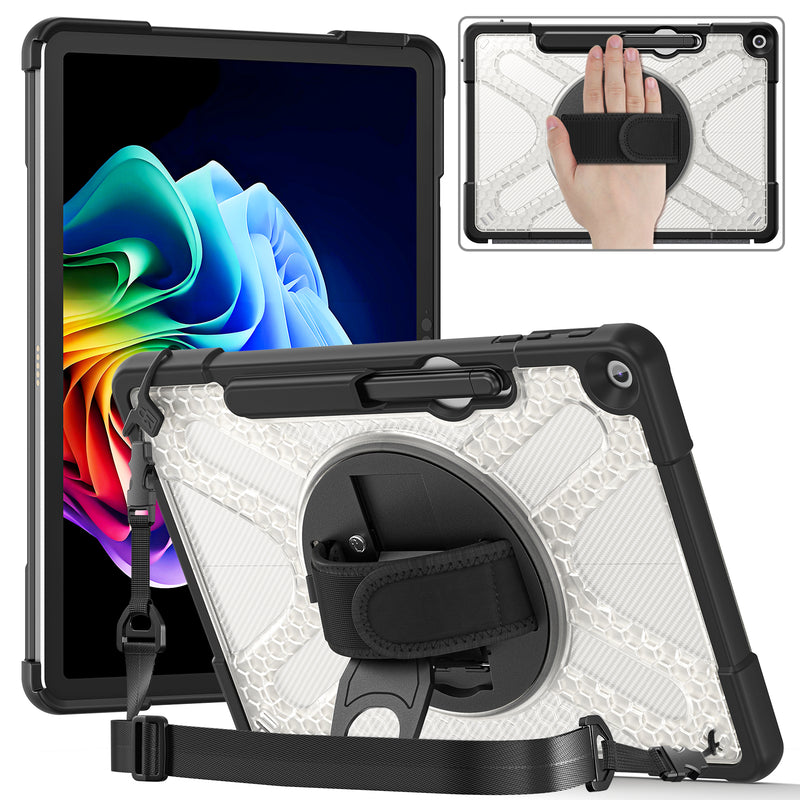 Load image into Gallery viewer, Microsoft Surface Pro 12 (2025) - Heavy Duty 360 Degree Rotate Stand Hand Strap Case With Shoulder Strap - i-Station Mobile Phone & Electronic Device Repair and Accessories