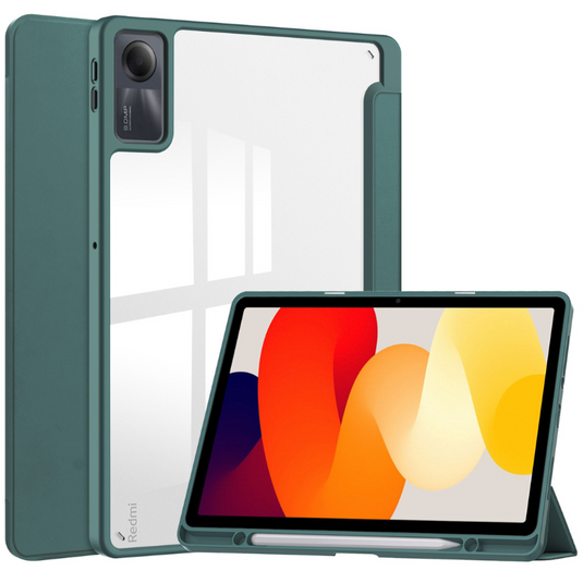 Xiaomi Redmi Pad SE 11’’ 2023 (23073RPBFG) Smart Tri-fold Acrylic Shockproof Case With Pen Slot - i-Station Mobile Phone & Electronic Device Repair and Accessories