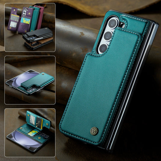 Samsung Galaxy Z Fold 6 (SM-F956) Premium Leather Flip Shockproof Wallet Series Case - i-Station Mobile Phone & Electronic Device Repair and Accessories