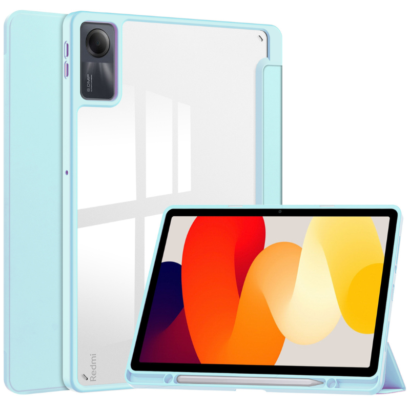 Load image into Gallery viewer, Xiaomi Redmi Pad SE 11’’ 2023 (23073RPBFG) Smart Tri-fold Acrylic Shockproof Case With Pen Slot - i-Station Mobile Phone & Electronic Device Repair and Accessories
