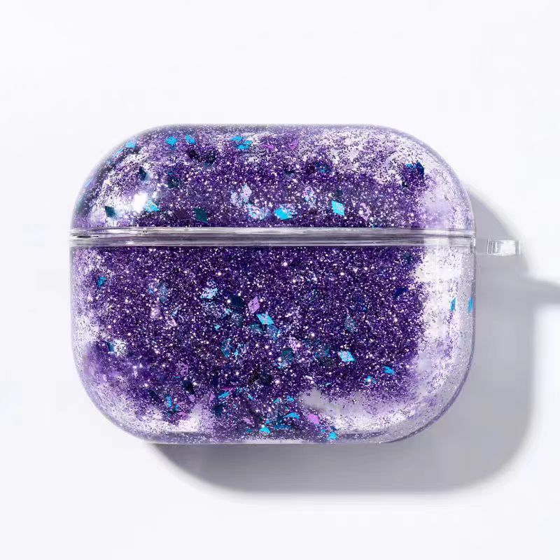 Load image into Gallery viewer, Apple Airpods 4 -  Glitter Sand Flowing Transparent Full-Wrap Anti-Drop Hard Case - i-Station Mobile Phone & Electronic Device Repair and Accessories