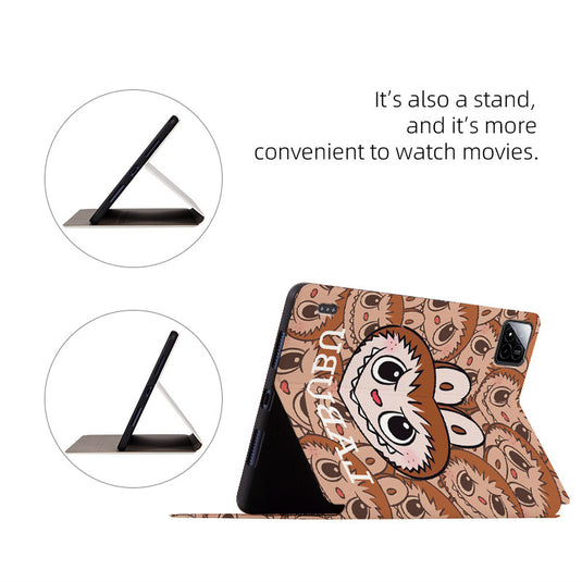 Apple iPad Pro 11-inch M4 (2024) Cartoon Kids Painted Leather Full-Body Shockproof Case - i-Station Mobile Phone & Electronic Device Repair and Accessories