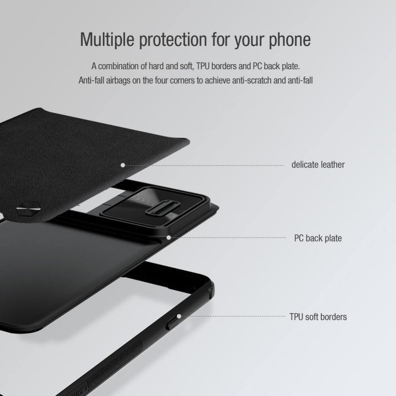 Load image into Gallery viewer, Motorola Moto Edge X30 - Nillkin CamShield Leather Cover Case - i-Station Mobile Phone & Electronic Device Repair and Accessories