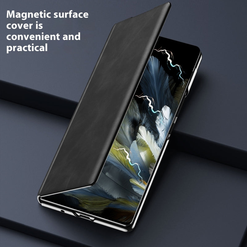 Load image into Gallery viewer, OnePlus Open (CPH2551) - Minimalist Business Napa Texture Leather Phone Case - i-Station Mobile Phone & Electronic Device Repair and Accessories