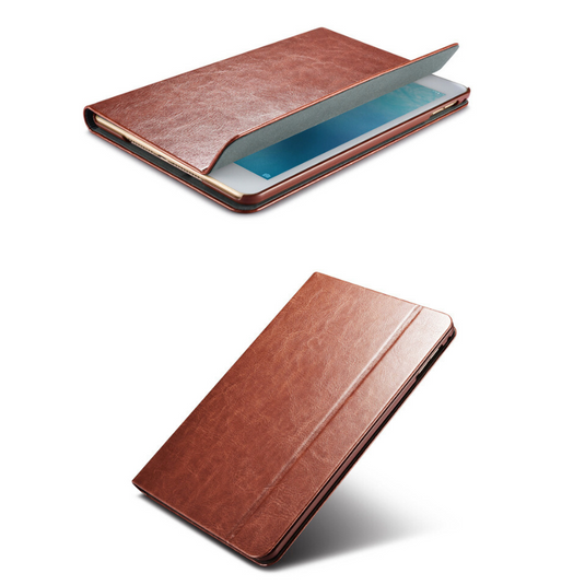 Apple iPad 5/6 9.7'' 5/6th Gen (2017/2018) Premium Minimalist Flip Leather Case - i-Station Mobile Phone & Electronic Device Repair and Accessories