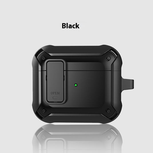 Apple AirPods 4 - Full Drop Protection Auto Pop-Up Lid Design Cover Heavy Duty Protecive Case - i-Station Mobile Phone & Electronic Device Repair and Accessories