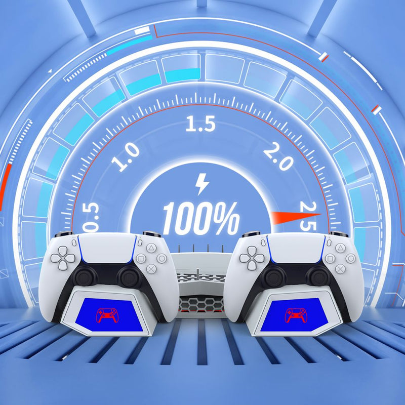 Load image into Gallery viewer, Sony PlayStation 5 PS5 - Fast Charging Vertical Stand Dock With Built-in Cooling Fan - Polar Tech Australia