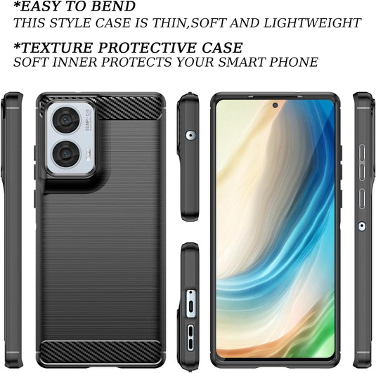Motorola Moto G85 5G/Edge 50 Fusion/S50 Neo - Shield Shockproof Rugged Heavy Duty Case With 1PC 9H Glass Screen Protector - i-Station Mobile Phone & Electronic Device Repair and Accessories