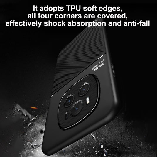 Honor Magic6/Pro - Oblique Stripe PC + TPU 2-in-1 All Inclusive Magnetic Protective Case - i-Station Mobile Phone & Electronic Device Repair and Accessories