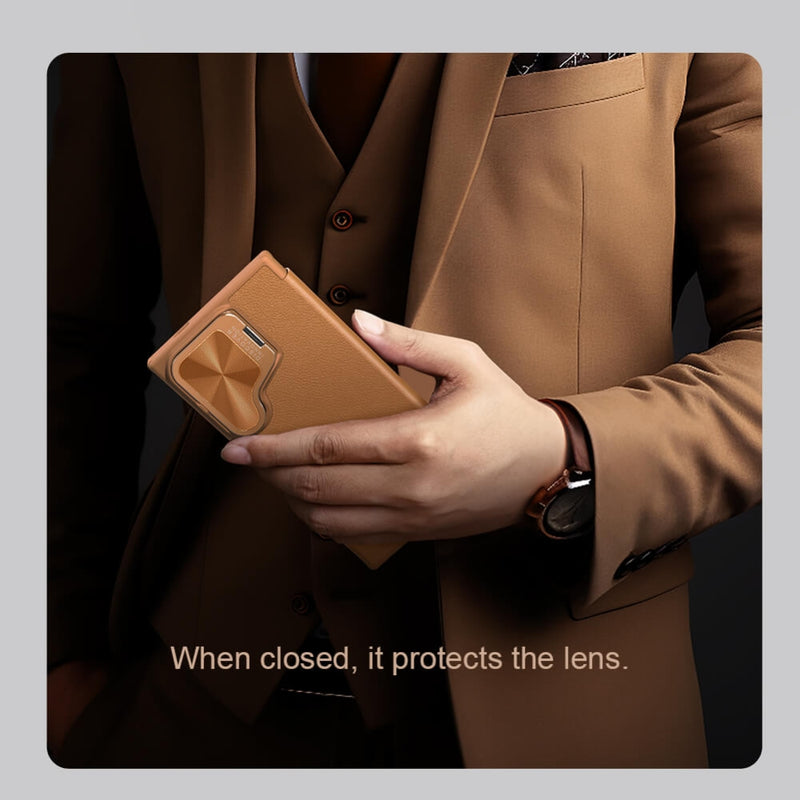 Load image into Gallery viewer, Samsung Galaxy S24/Plus/Ultra - NILLKIN Qin Pro Series Flip Camera Cover Design Leather Phone Case - i-Station Mobile Phone & Electronic Device Repair and Accessories