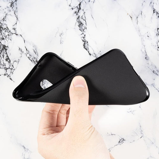 Nokia C1 Plus - Shield Soft TPU Cover Matte Anti-scratch Anti-fingerprint Case With 2PC 9H Tempered Glass Screen Protector - i-Station Mobile Phone & Electronic Device Repair and Accessories