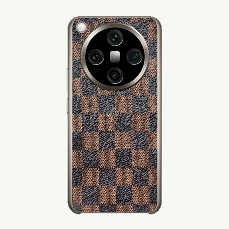 Load image into Gallery viewer, OPPO Find X8 Pro - Electroplated Trendy Brand Plain Leather Fashion Phone Case - i-Station Mobile Phone & Electronic Device Repair and Accessories