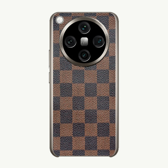OPPO Find X8 Pro - Electroplated Trendy Brand Plain Leather Fashion Phone Case - i-Station Mobile Phone & Electronic Device Repair and Accessories